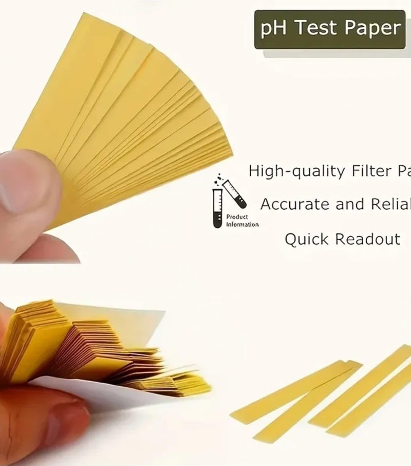 pH Test Strips, Range 1-14, 400 Strips, 5 Boxes, Indicator Paper for Water Test - Image 3