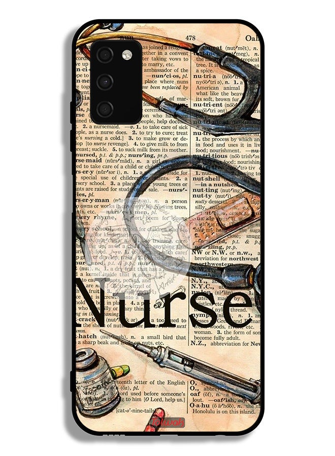 Tolwak Samsung Galaxy A03s Protective Case Cover Nurse Vintage Tools - Image 1
