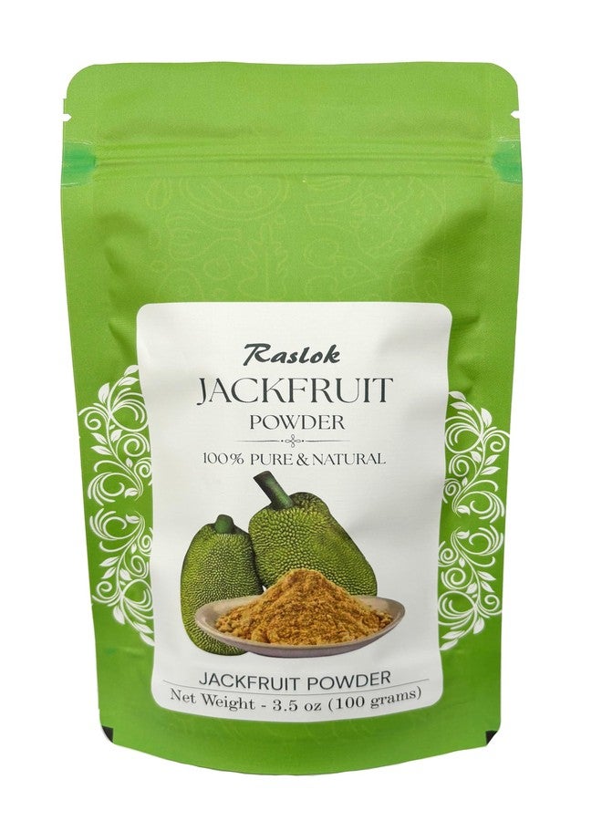 Raslok Pure Jackfruit Powder | 100% Natural & Additive-Free | Perfect for Baking, Smoothies & Beverages | Nutrient-Rich Superfood | 3.52 oz (100g) - Image 1