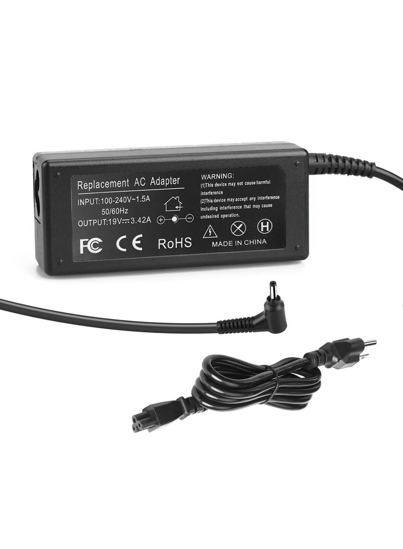 erorex 65W Charger for Acer Aspire 5 3 1 A515-(54 55 56 57 44 45 46 47 48 58) A315-(22 23 34 35 43 57 58 59 24P) A314-(22 35 23P) A317-(33 53) A114-(21 33 61) A115-(31 32) A514-(52 53 54 56) A517-52 Laptop  - Image 1
