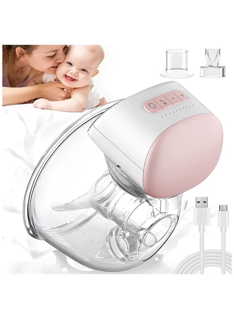 Wearable Breast Pump Hands Free, Pain Free Portable Electric Breastfeeding Pump with 3 Mode  10 Levels, Rechargeable Milk Pump for Travel  Home - Image 1