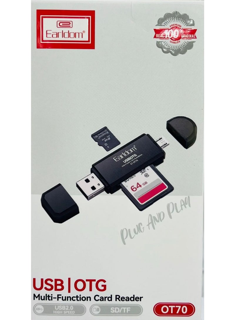 Earldom USB | OTG  MULTI-FUNCTION CARD READER - Image 1