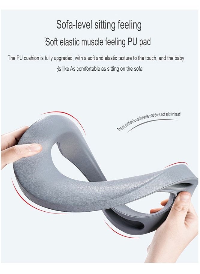 BELLSBERRY - Potty Training Seat, Realistic Toilet Trainer for Toddlers, Portable Potty Chair with Soft Cushion Easy To Clean, For Baby Girls and Boys - Image 1