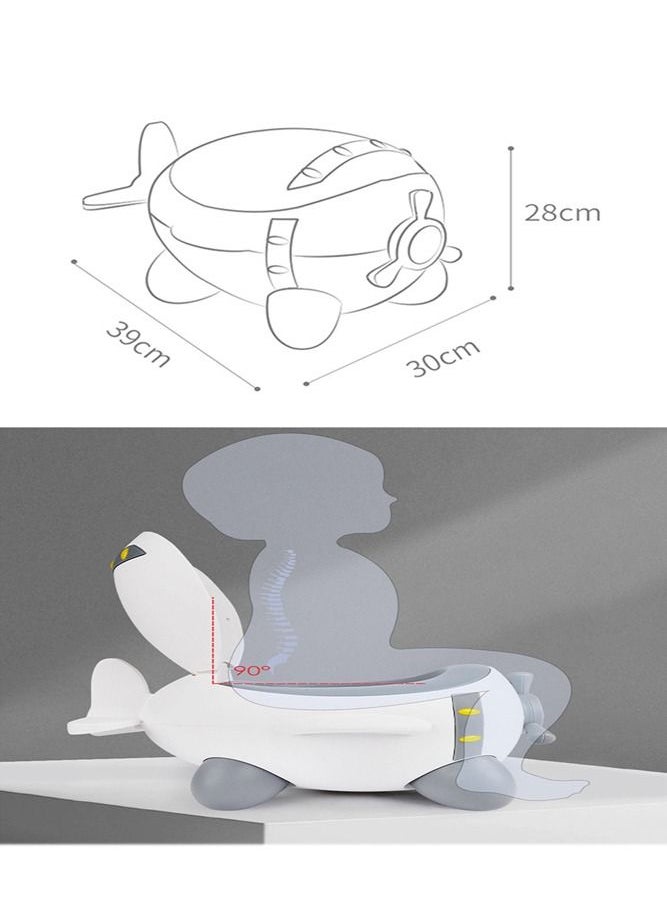 BELLSBERRY - Potty Training Seat, Realistic Toilet Trainer for Toddlers, Portable Potty Chair with Soft Cushion Easy To Clean, For Baby Girls and Boys - Image 1