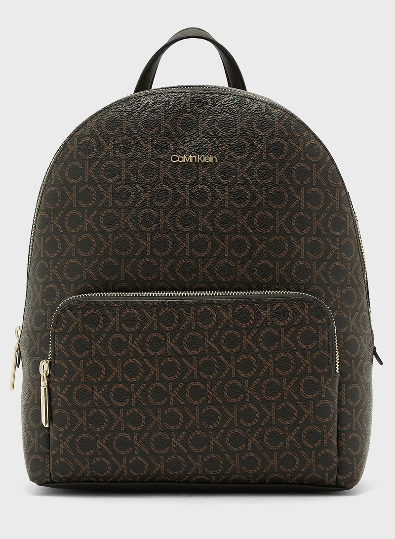 CALVIN KLEIN Must Campus Logo Detailed Backpack