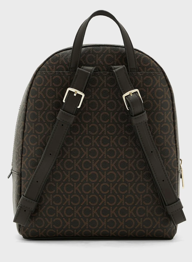 CALVIN KLEIN Must Campus Logo Detailed Backpack