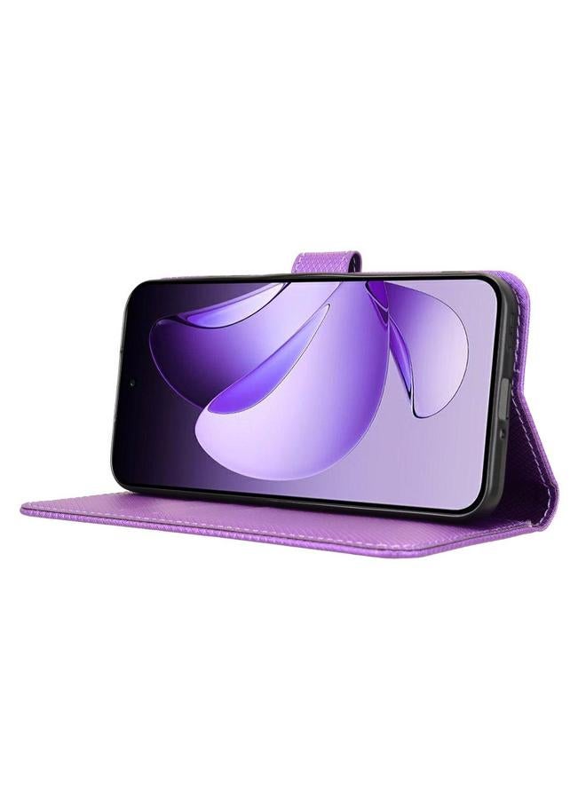 S-TOP Case For OPPO Reno13 5G Global Diamond Texture Leather Phone Case - Image 5