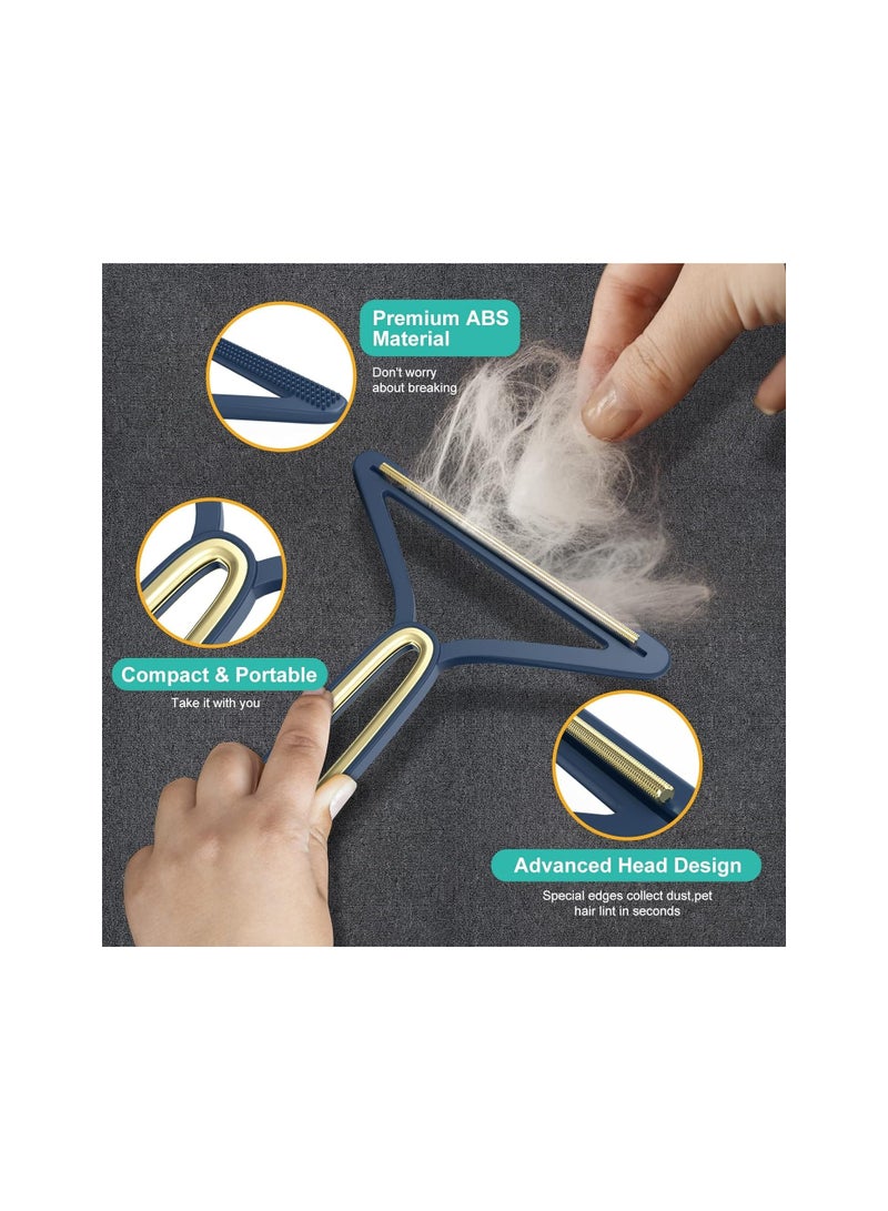 1PCS Pet Hair Remover, Reusable Dog Hair Remover&Cat Hair Remover, Portable Lint Remover to Remove Pet Short and Long Hairs for Carpet  - Image 3