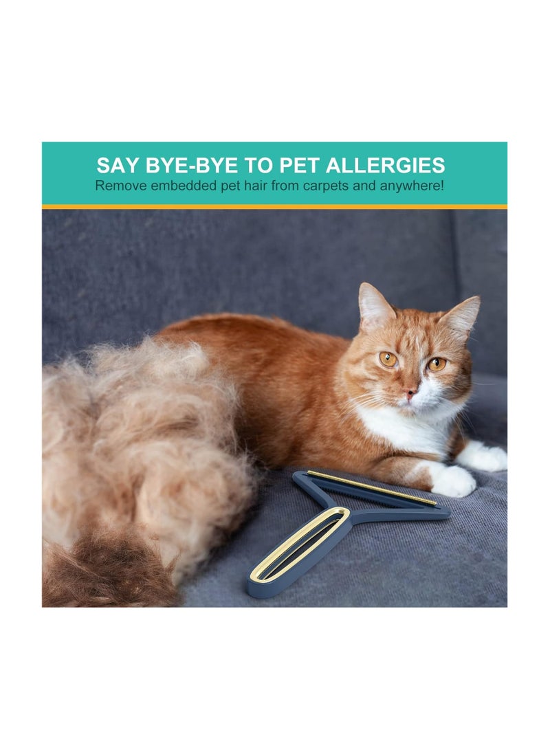 1PCS Pet Hair Remover, Reusable Dog Hair Remover&Cat Hair Remover, Portable Lint Remover to Remove Pet Short and Long Hairs for Carpet  - Image 4