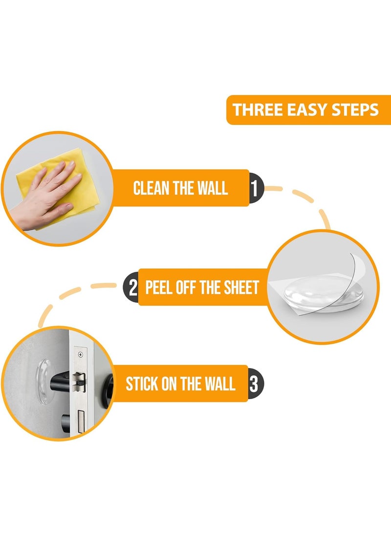 Cazuela Cazuela Clear Cabinet Door Bumpers Rubber Bumpers Self Adhesive Sound Dampening Cabinet Stoppers for Kitchen Cabinet Picture Frame Cupboard Drawer Transparent 50 PCS  - Image 5