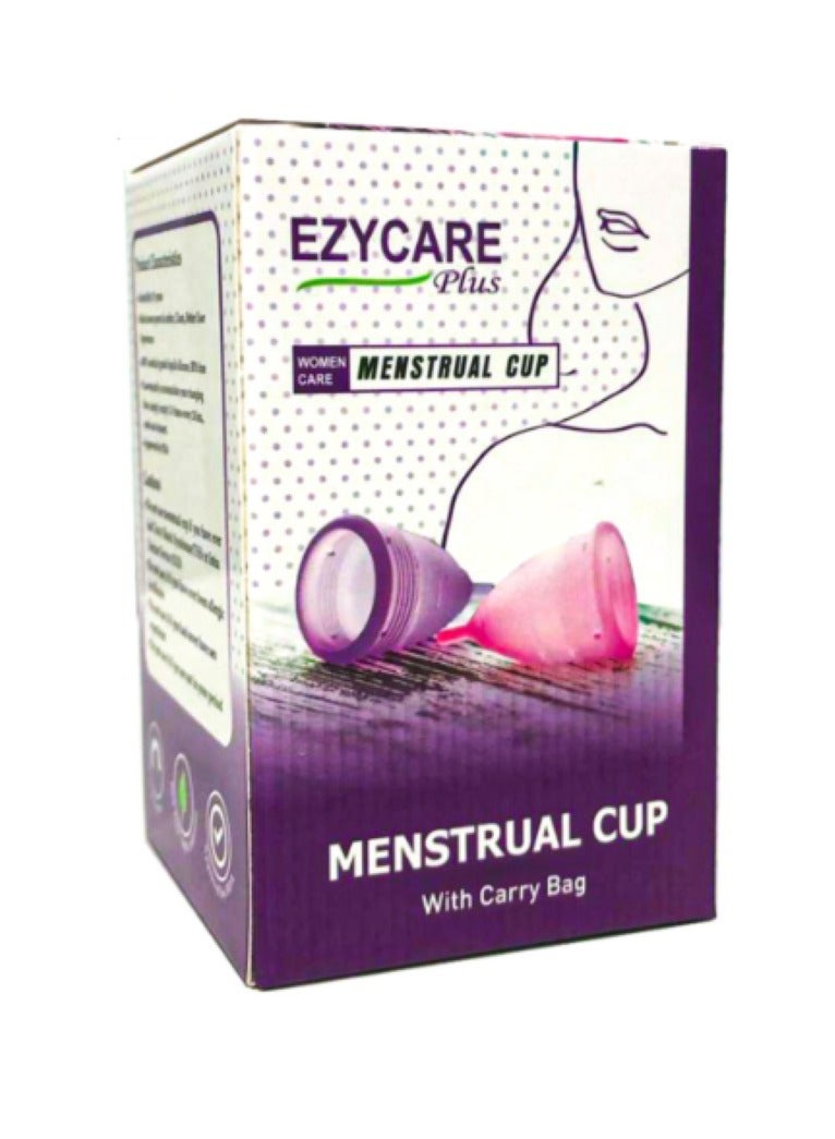 EzyCare Menstrual cup Medium with carry Bag