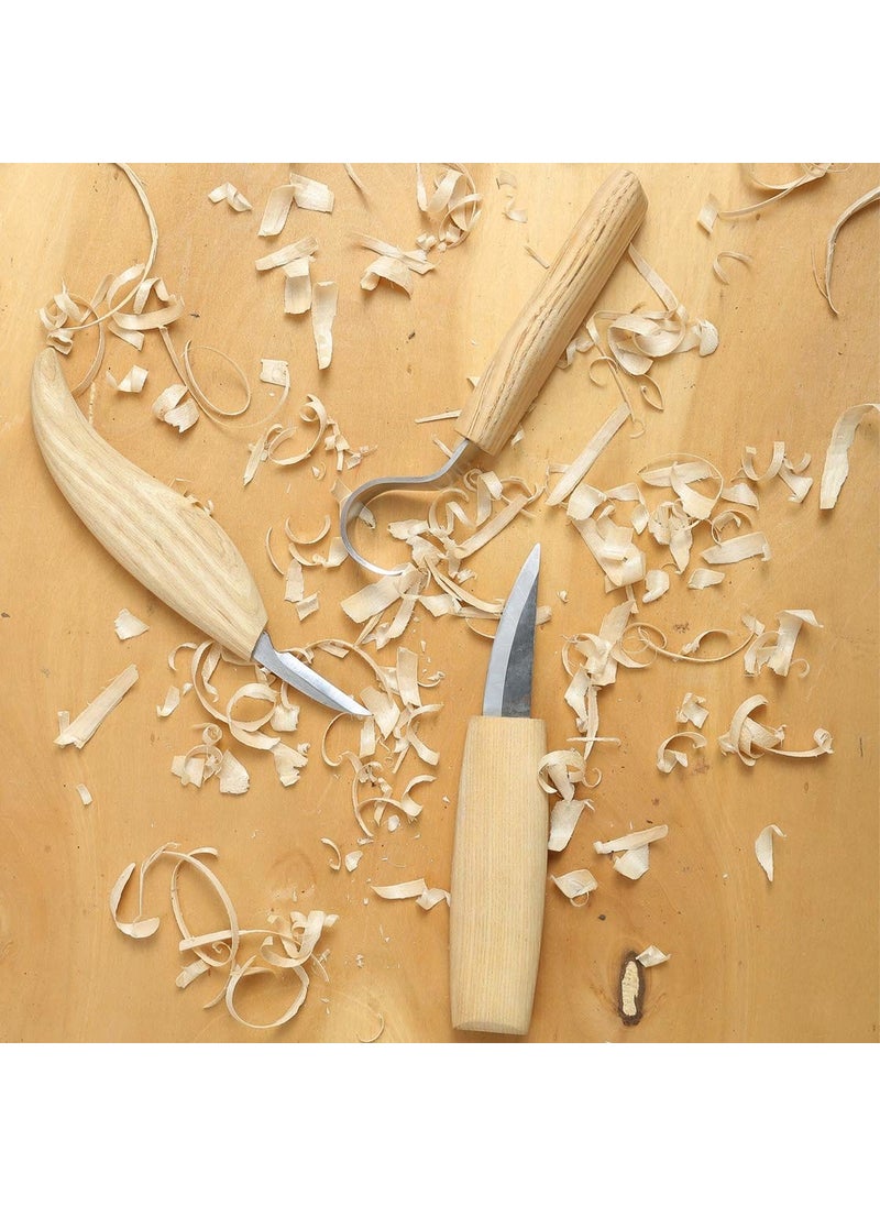 TiTi 1162 Wooden Spoon Kuksa Carving Knife Set with Cloth Bag  - Image 3