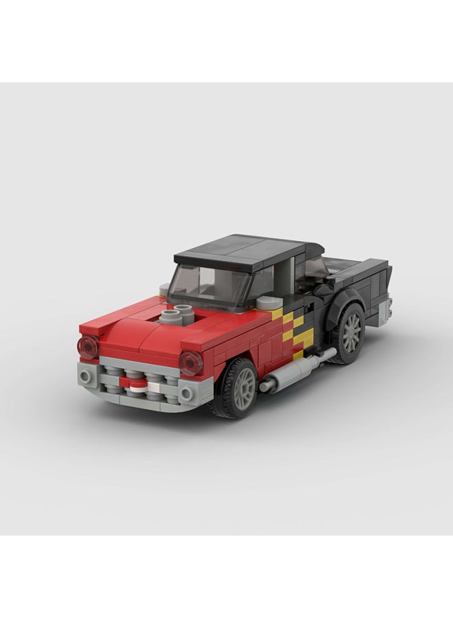 Children's Toy Car Model Racing Car Compatible Lego Small Particle Diy Building Blocks Educational Science Technology-Color:M10216 Cool Super Run-Specifications:100-400 Granules - Image 5