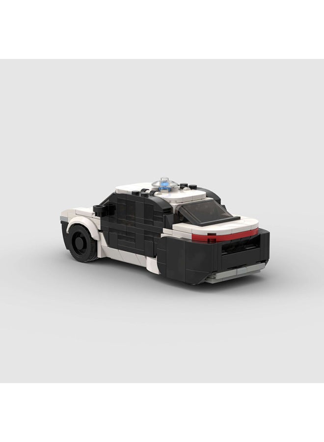 Children's Toy Car Model Racing Car Compatible Lego Small Particle Diy Building Blocks Educational Science Technology-Color:M10216 Cool Super Run-Specifications:100-400 Granules - Image 4