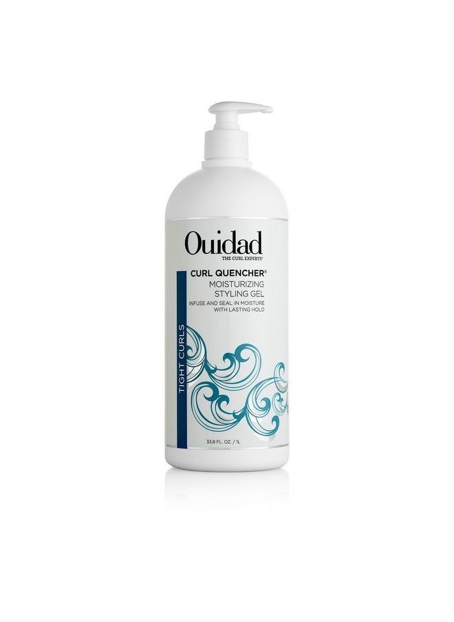 Ouidad Curl Quencher Moisturizing Styling Gel Liter Size 33.8 Fl Oz  - Image 1