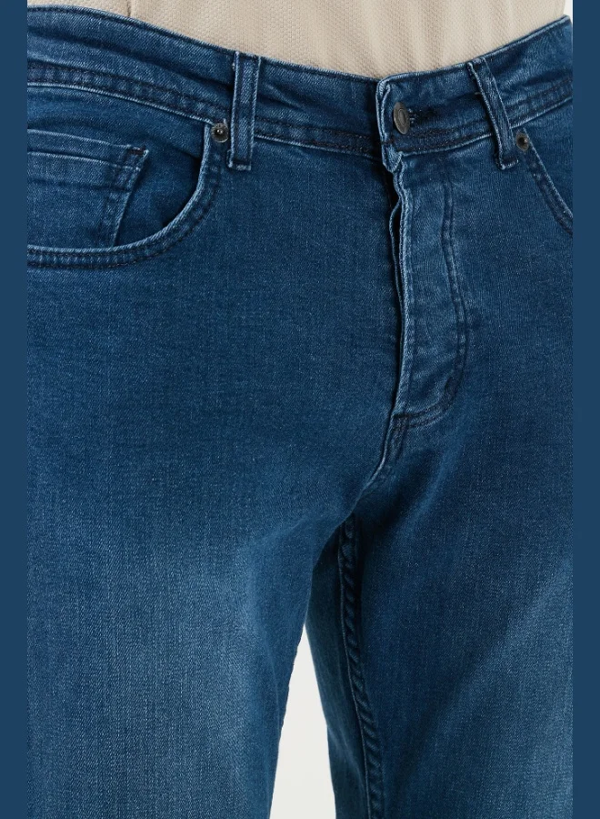 Buratti  Buratti Cotton High Waist Slim Fit Jeans Men's Denim Trousers 6440305 for Men | Best Price UAE