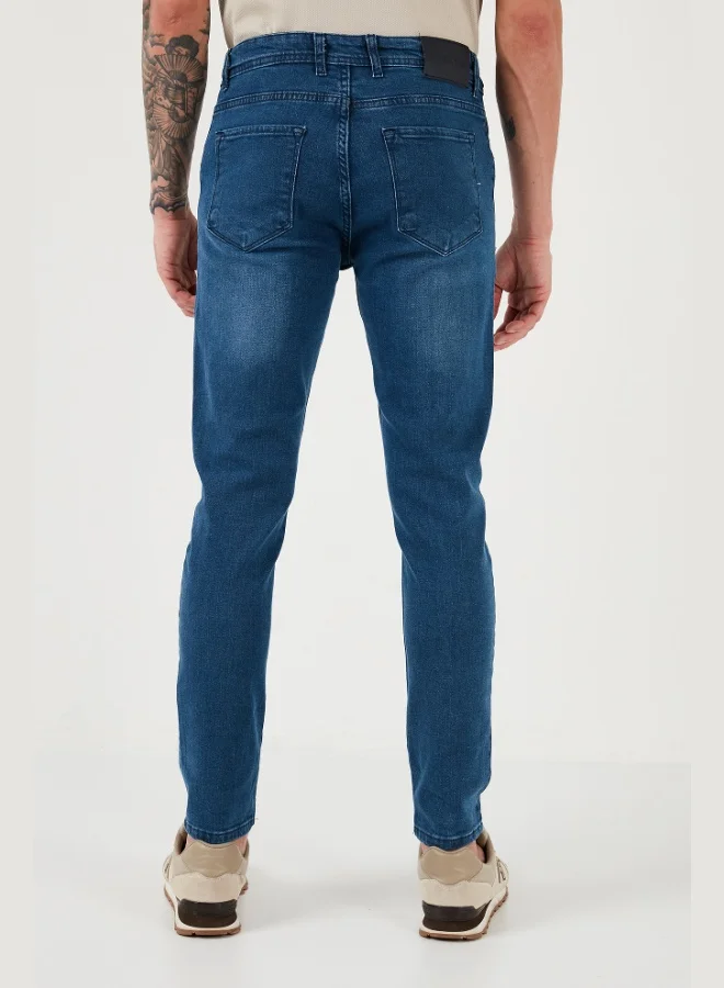 Buratti  Buratti Cotton High Waist Slim Fit Jeans Men's Denim Trousers 6440305 for Men | Best Price UAE