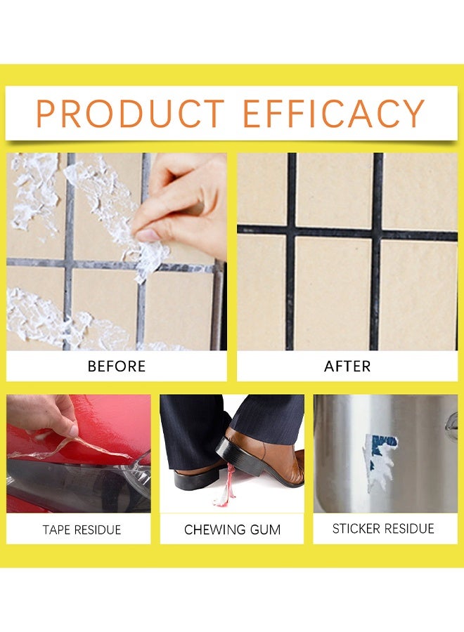 Jakehoe Goo & Adhesive Remover, Glue Remover Spray, Adhesive Remover For Cars, Glue Removal Liquid Tape Remover Sticker Lifter, Safe Adhesive Remover Multifunctional Glue Remover For Car Interiors Removes Residue Labels Decals, 120ML - Image 2
