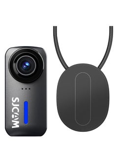 SJCAM 4K Action Camera, Pocket Cam, Stabilization, Waterproof, Mini Helmet Camera,170° FOV, Suitable for Vlogging and Web Cam, Built-in Speaker&Mic, with Helmet Mount Kits, 64G Card, Black  - Image 2