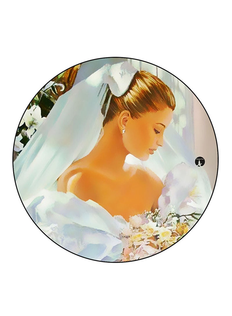 RKN Woman Printed Fridge Magnet Round  Multicolour - Image 2