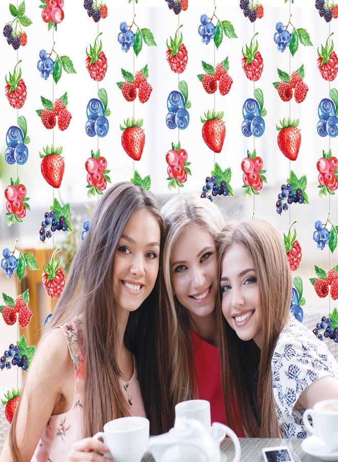 umoni Berry Birthday Party Wreaths, Decorations, Fruit-Themed Paper, Hanging Wreath Banners, and Baby Bath Wedding Decorations - Image 4