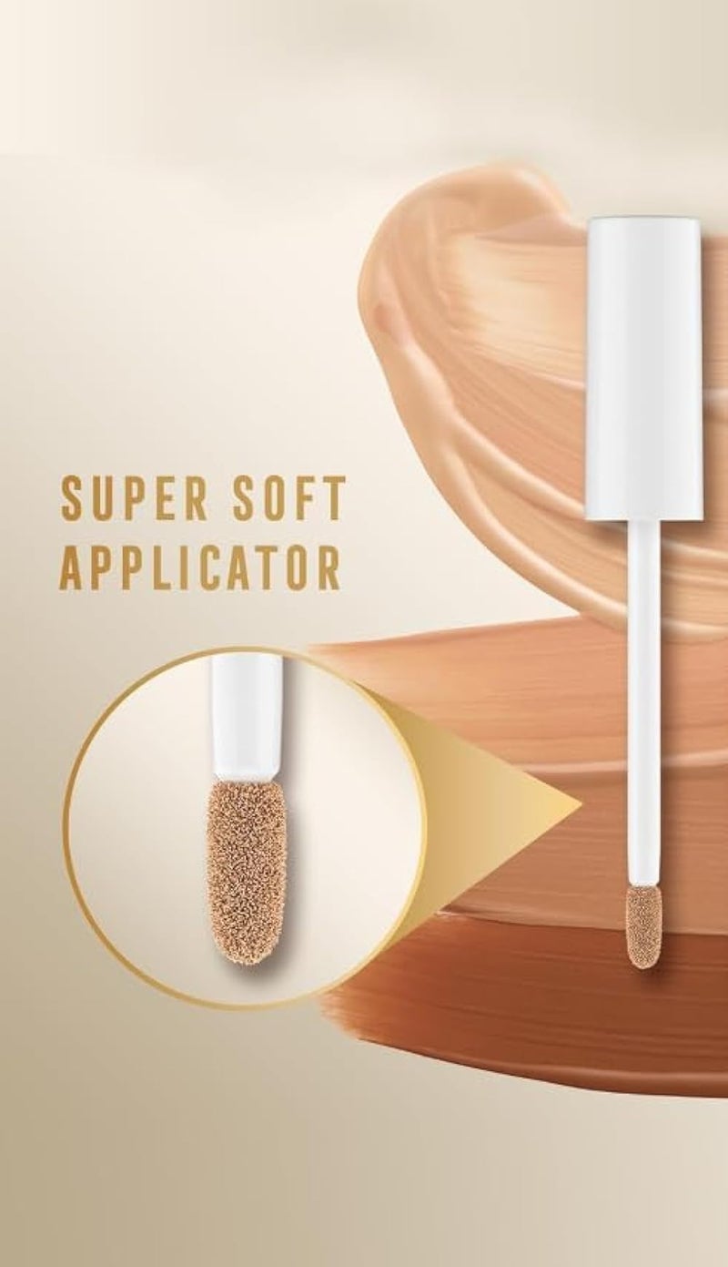 Concealer - Fair - Buildable Medium to Full Coverage Liquid Concealer - Covers Under Eye Dark Circles & Blemishes - Long-Lasting-N01 - Image 2