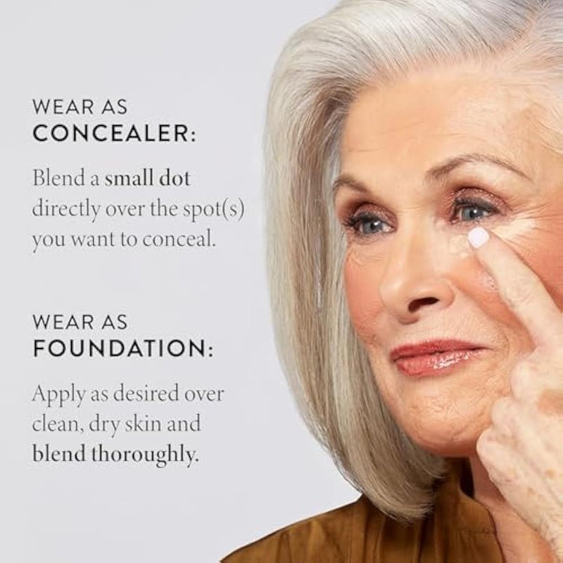 Concealer - Fair - Buildable Medium to Full Coverage Liquid Concealer - Covers Under Eye Dark Circles & Blemishes - Long-Lasting-N01 - Image 3