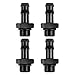CNRAQR 6AN ORB Male to 38 Hose Barb Straight Fitting Adapter Aluminum 4PCS - Image 2