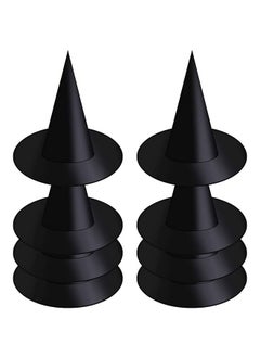 Edoneery Edoneery Witch Hat 8 Piece Halloween Witch Hat Witch Costume Accessory for Halloween  - Image 1