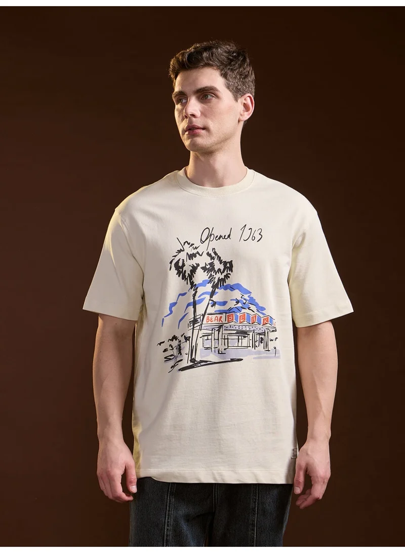 THE BEAR HOUSE  Men’s Cotton T-Shirt – Soft, Breathable & Comfortable, Perfect for Casual Wear, Ideal for Everyday & Summer for Men | Best Price UAE