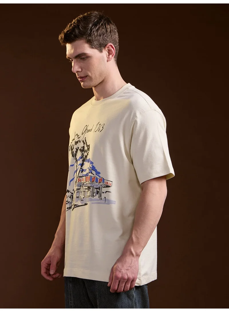 THE BEAR HOUSE  Men’s Cotton T-Shirt – Soft, Breathable & Comfortable, Perfect for Casual Wear, Ideal for Everyday & Summer for Men | Best Price UAE