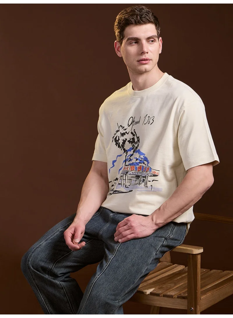 THE BEAR HOUSE  Men’s Cotton T-Shirt – Soft, Breathable & Comfortable, Perfect for Casual Wear, Ideal for Everyday & Summer for Men | Best Price UAE