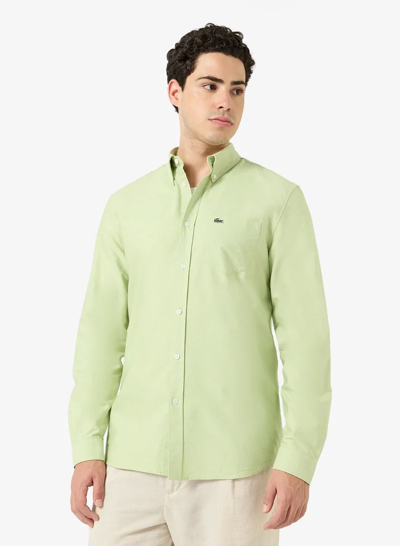 LACOSTE Regular Fit Oxford Shirt