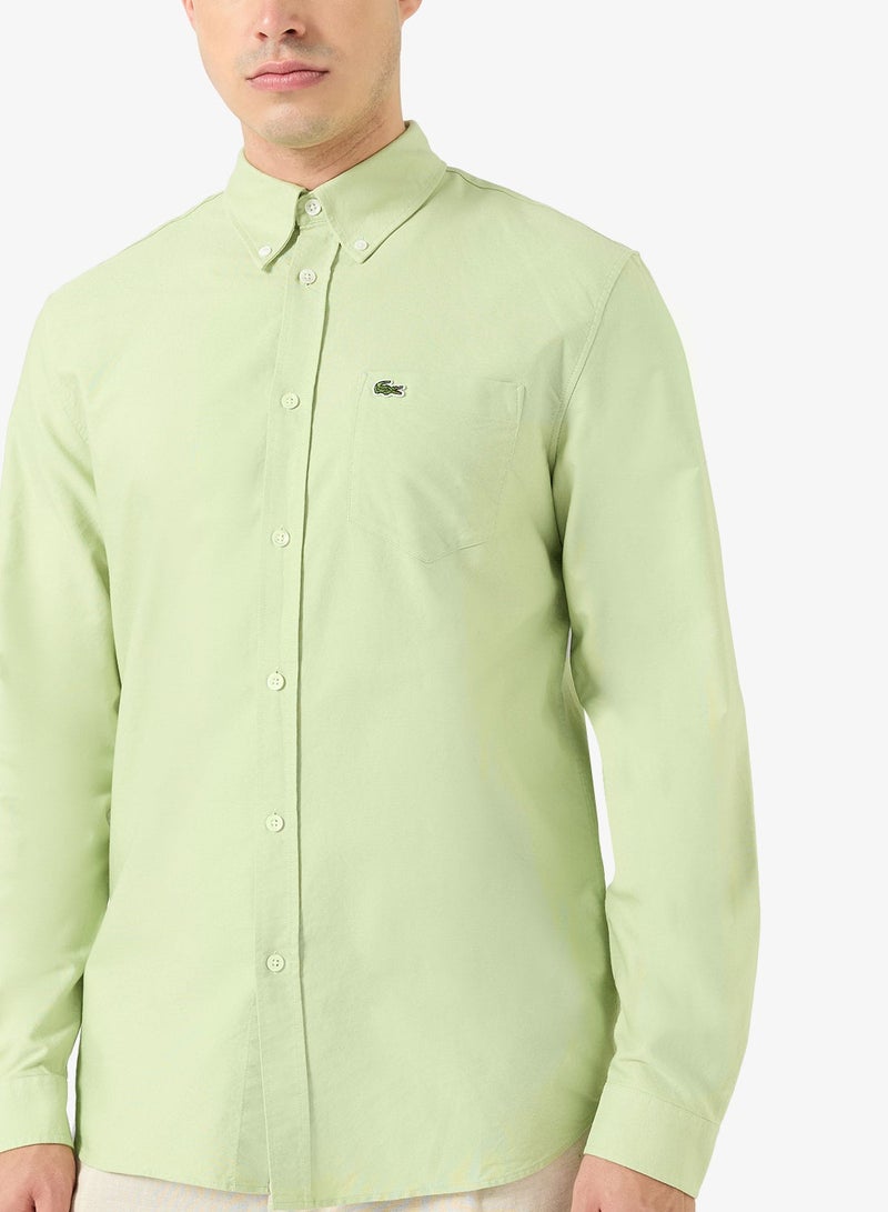LACOSTE Regular Fit Oxford Shirt - Image 3