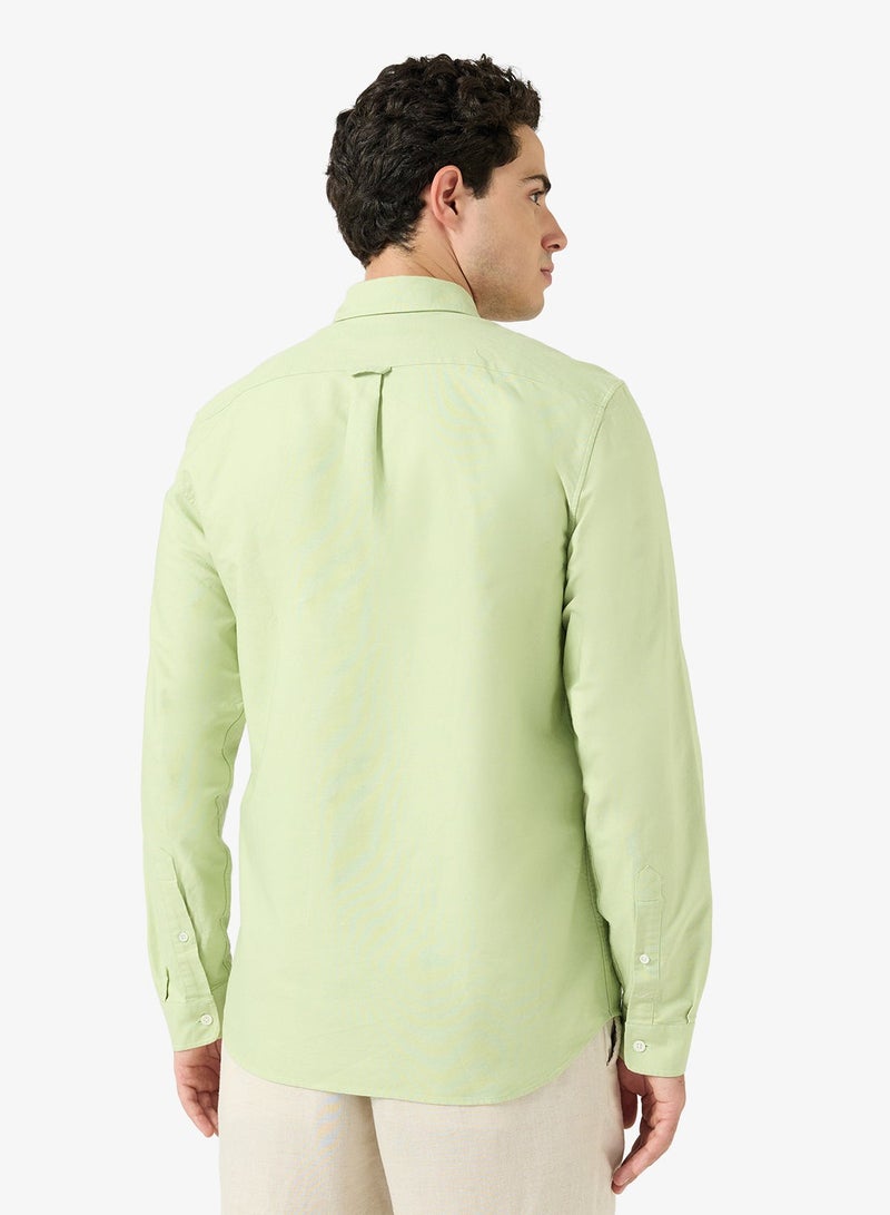 LACOSTE Regular Fit Oxford Shirt - Image 2