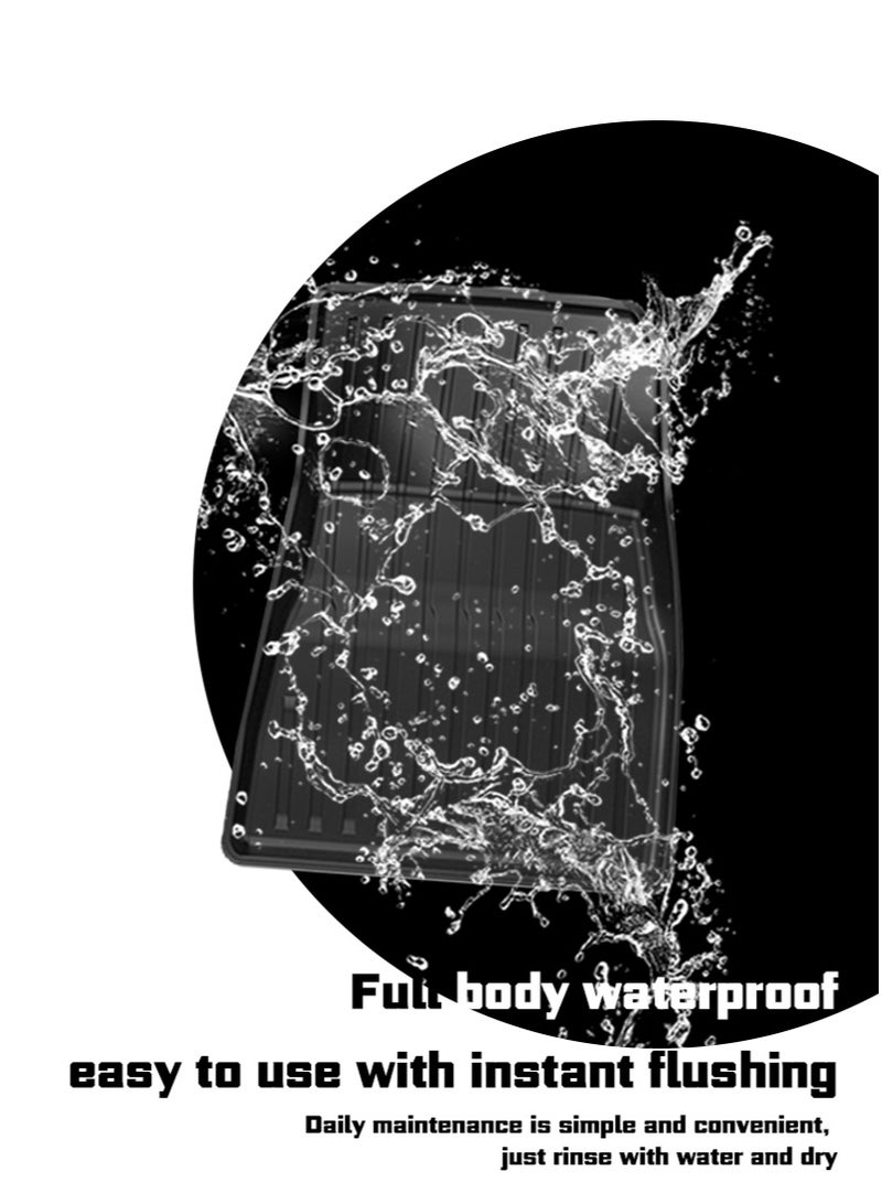 Car mat, suitable for Tesla Model3 car mat, 3D customized, 2025 model, TPE all-weather wear-resistant, anti-slip, easy to clean, high-grade mat. - Image 4