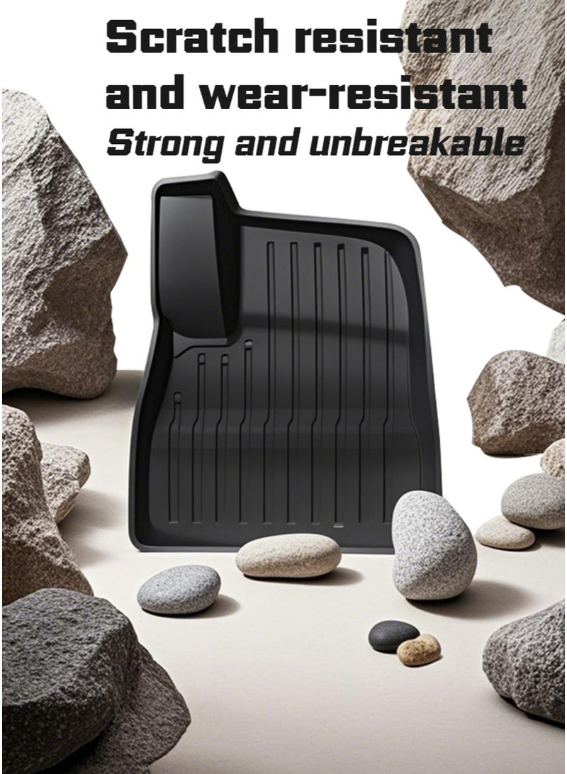 Car mat, suitable for Tesla Model3 car mat, 3D customized, 2025 model, TPE all-weather wear-resistant, anti-slip, easy to clean, high-grade mat. - Image 5