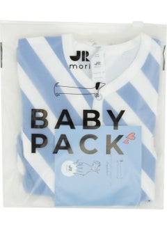 Jrmori Sideways Stripe Printed Jumpsuit with Snap Fasteners  - Image 3