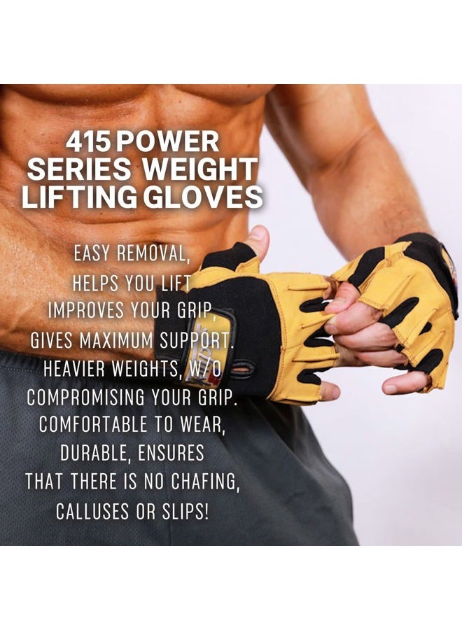Schiek Power Lifting Gloves, Large - Image 4