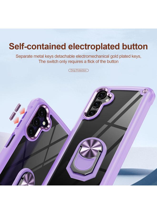 S-TOP Case For Samsung Galaxy A56 5G TPU + PC Lens Protection Phone Case with Ring Holder - Image 5