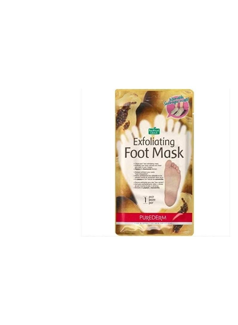 Purederm Exfoliating Foot Mask Soft Feet Remove Scrub for Callus Hard Dead Skin - Image 2
