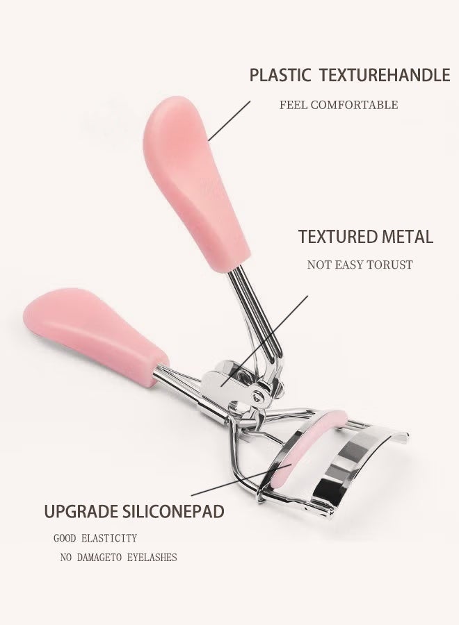 MAANGE Stainless Steel Eyelash Curler, Pain Free Lash Curler with Silicone Handle, Ergonomic Design, Fits All Eye Shapes & Sizes, Portable Lash Curler for Women - Image 3