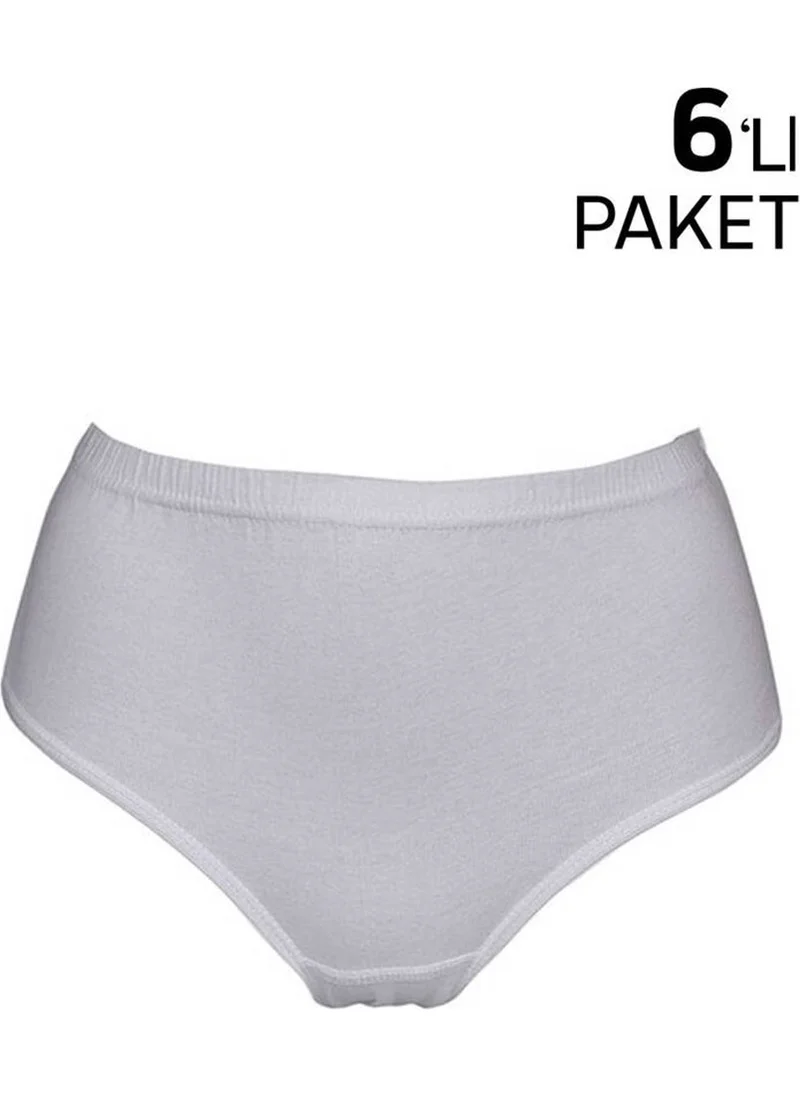 توتكو Women Ribana Bato Panties 6 Pcs 922 | White