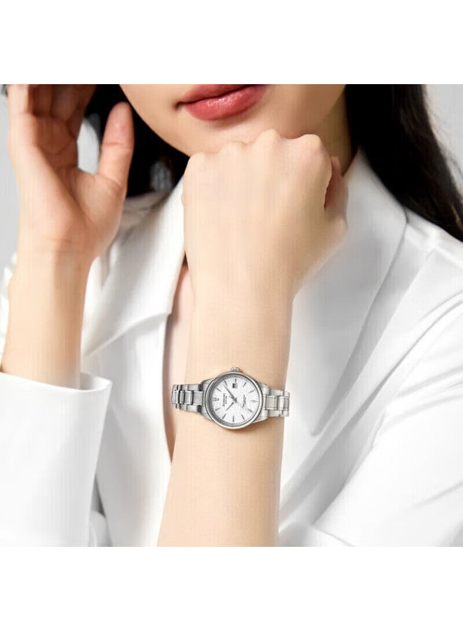 Rossini Watch For Men And Women, Couple's Watch, Quartz Watch With White Dial And Steel Strap 6240201/6240202 - Image 3