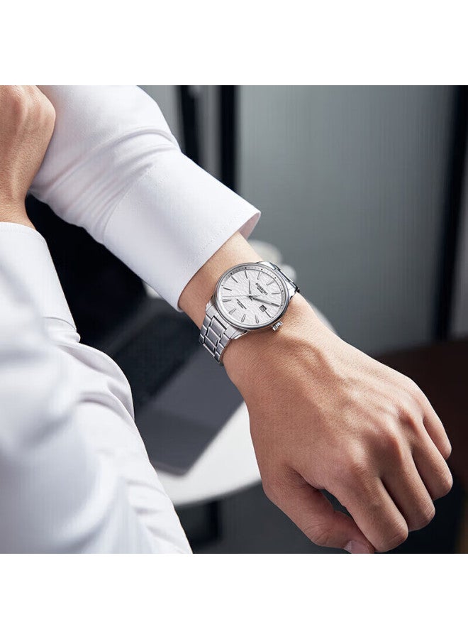 Rossini Watch For Men And Women, Couple's Watch, Quartz Watch With White Dial And Steel Strap 6240201/6240202 - Image 2
