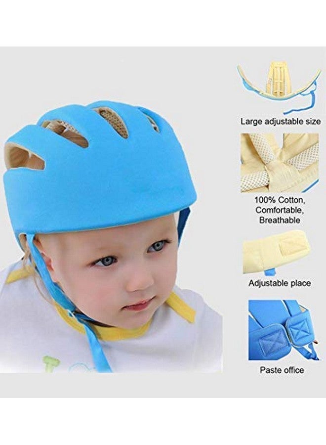 Kidsafe Baby Safety Helmet (Blue 1) And Door Stopper (5 Pcs) - Image 3