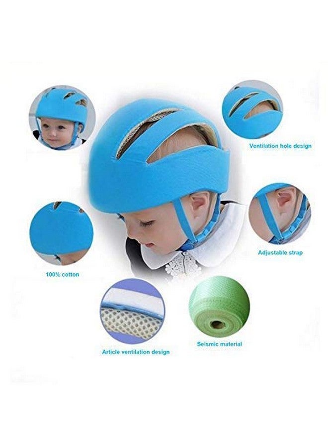 Kidsafe Baby Safety Helmet (Blue 1) And Door Stopper (5 Pcs) - Image 4