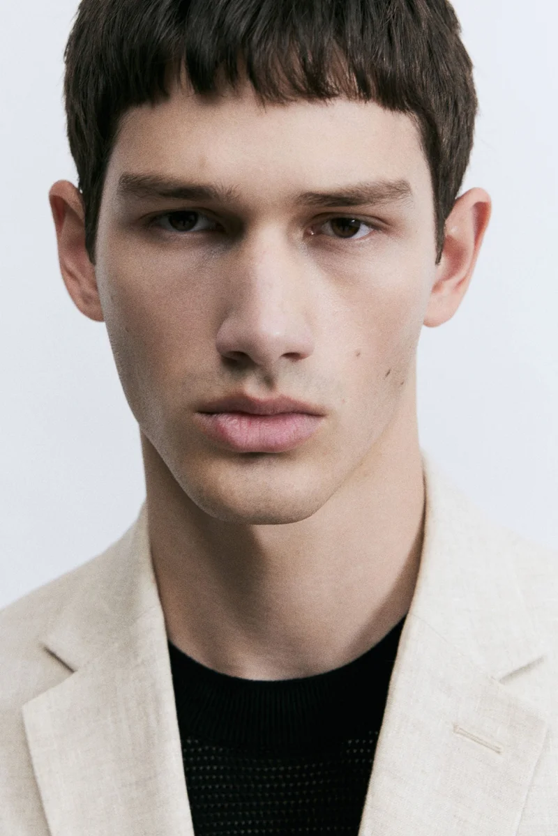 H&M  Slim Fit Linen jacket for Men | Best Price UAE