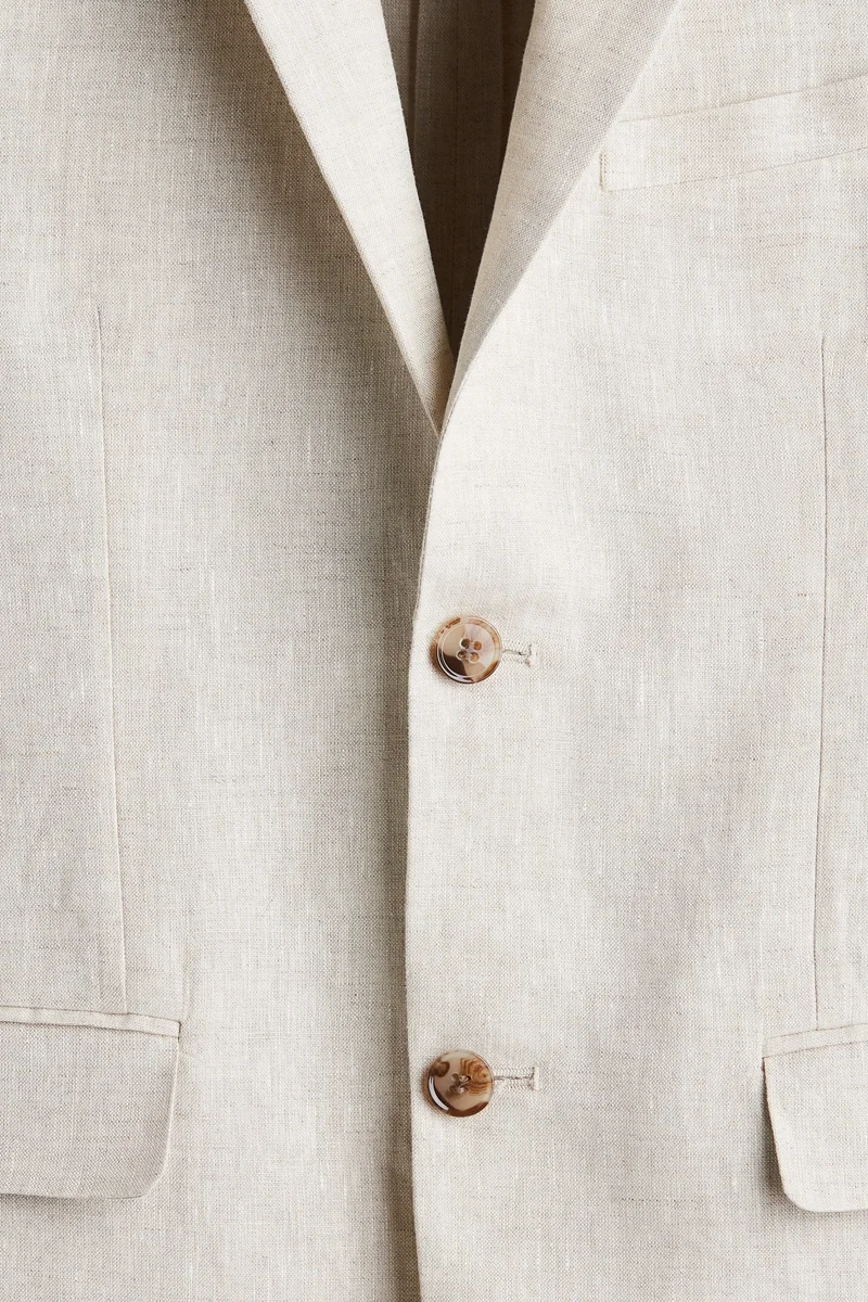 H&M  Slim Fit Linen jacket for Men | Best Price UAE