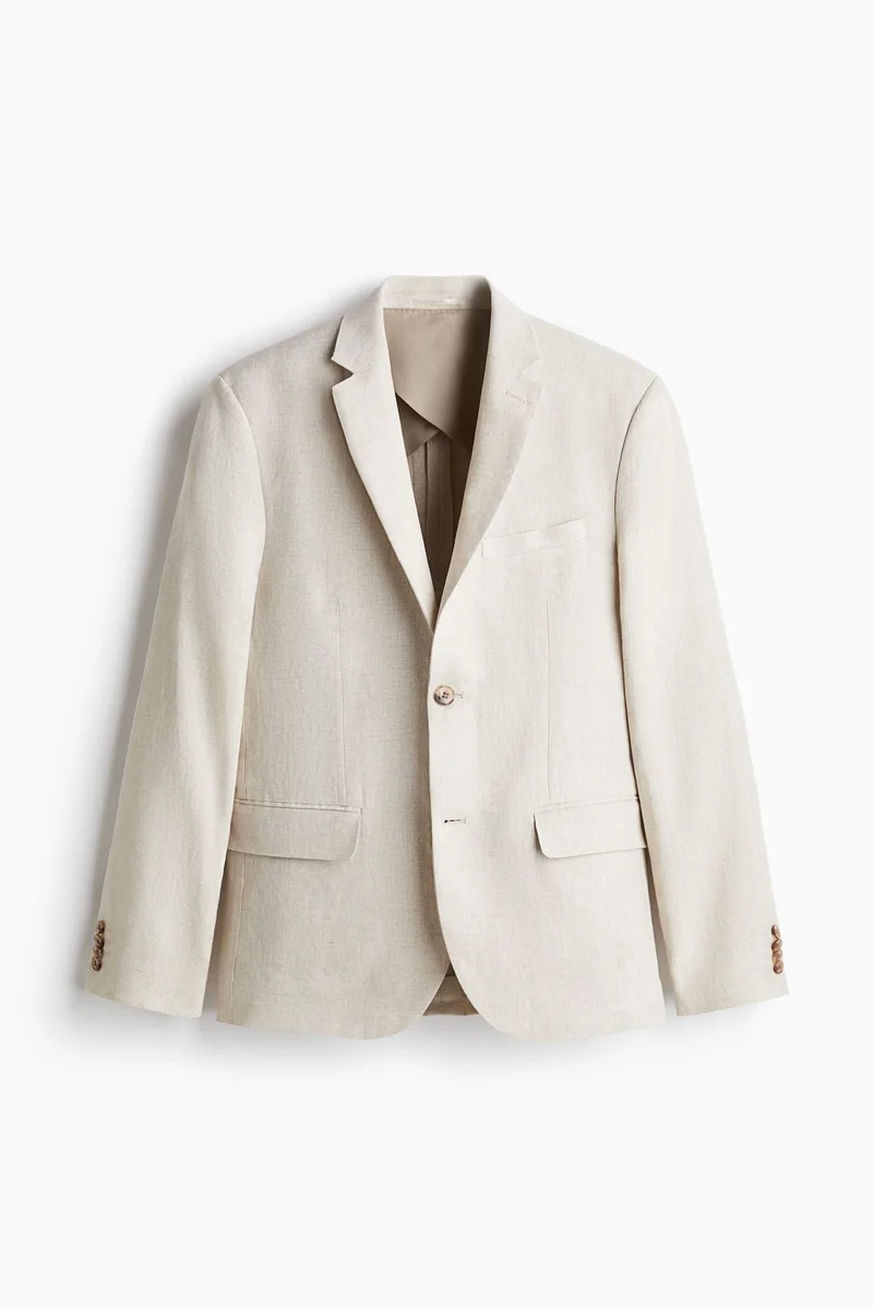 H&M  Slim Fit Linen jacket for Men | Best Price UAE